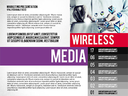Mobile Marketing modello di presentazione, Slide 3, 02509, Modelli Presentazione — PoweredTemplate.com