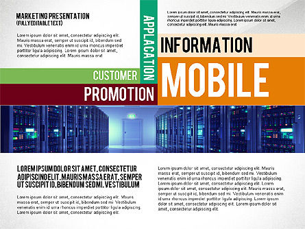 Modèle de présentation de marketing mobile, Diapositive 5, 02509, Modèles de présentations — PoweredTemplate.com