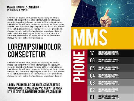 Mobile marketing presentatiesjabloon, Dia 8, 02509, Presentatie Templates — PoweredTemplate.com