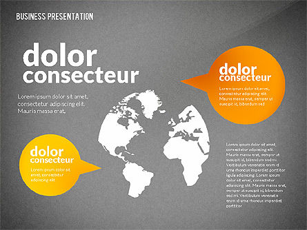 Inforgraphics 스타일의 프리젠 테이션, 슬라이드 16, 02511, 프레젠테이션 템플릿 — PoweredTemplate.com