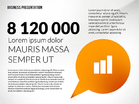 Presentation in Inforgraphics Style, Slide 2, 02511, Presentation Templates — PoweredTemplate.com