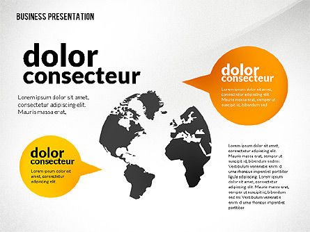 Presentation in Inforgraphics Style, Slide 8, 02511, Presentation Templates — PoweredTemplate.com