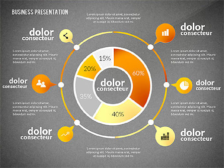 Presentation in Inforgraphics Style, Slide 9, 02511, Presentation Templates — PoweredTemplate.com
