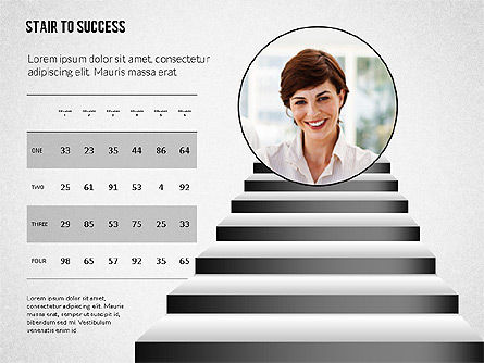 성공 계단, 슬라이드 5, 02512, 프레젠테이션 템플릿 — PoweredTemplate.com