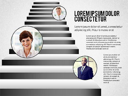 Escaliers au succès, Diapositive 6, 02512, Modèles de présentations — PoweredTemplate.com