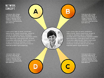 Redes de negocios, Diapositiva 14, 02513, Plantillas de presentación — PoweredTemplate.com