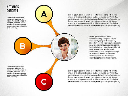 Redes de negocios, Diapositiva 5, 02513, Plantillas de presentación — PoweredTemplate.com