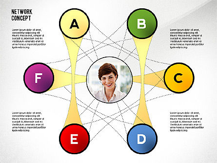 Redes de negocios, Diapositiva 7, 02513, Plantillas de presentación — PoweredTemplate.com