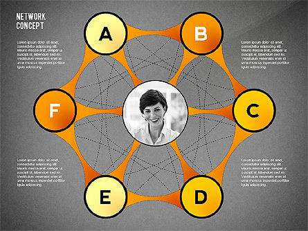 Redes de negocios, Diapositiva 9, 02513, Plantillas de presentación — PoweredTemplate.com