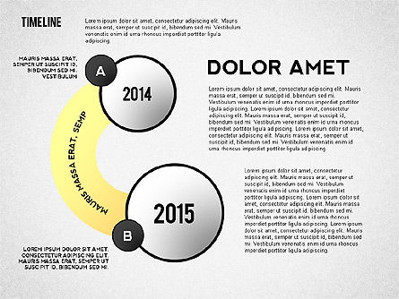 Chronologie courbe, Diapositive 6, 02515, Timelines & Calendars — PoweredTemplate.com
