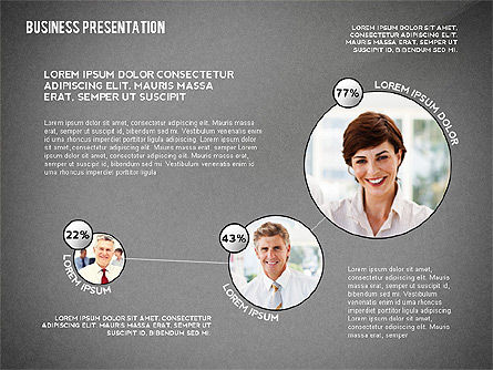 Zakelijke team speler efficiëntie presentatiesjabloon, Dia 12, 02516, Presentatie Templates — PoweredTemplate.com