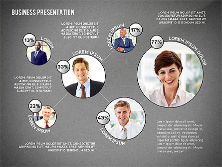 Business Team Player Efficiency Presentation Template, Slide 9, 02516, Presentation Templates — PoweredTemplate.com