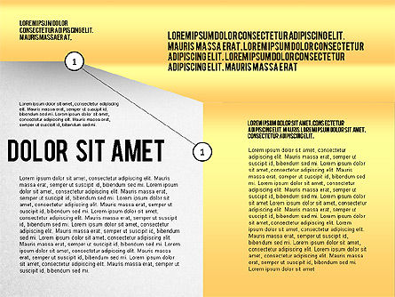 Stages en stappen presentatiesjabloon, Dia 6, 02517, Stage diagrams — PoweredTemplate.com