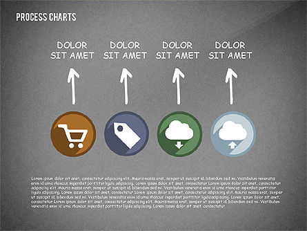 Proses Dengan Kotak Peralatan Ikon, Slide 13, 02520, Diagram Proses — PoweredTemplate.com