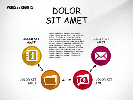 Process with Icons Toolbox, Slide 2, 02520, Process Diagrams — PoweredTemplate.com