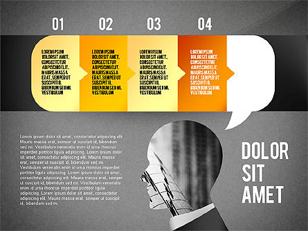 Pensez à des options, Diapositive 14, 02527, Schémas d'étapes — PoweredTemplate.com