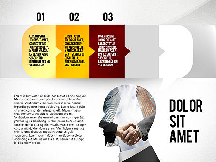 Pensez à des options, Diapositive 5, 02527, Schémas d'étapes — PoweredTemplate.com
