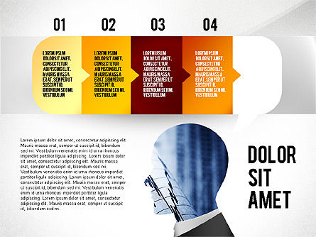 Pikirkan Pilihan, Slide 6, 02527, Diagram Panggung — PoweredTemplate.com