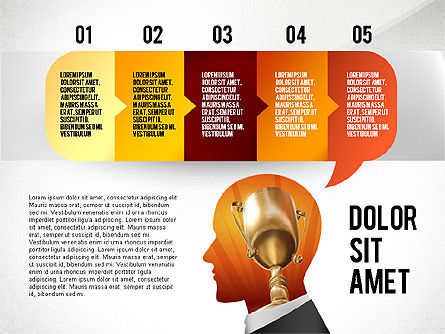 Opciones de Think, Diapositiva 7, 02527, Diagramas de la etapa — PoweredTemplate.com