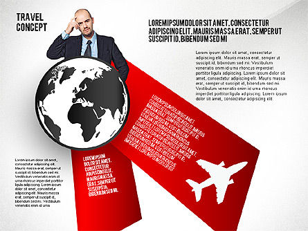 Opciones de viaje, Diapositiva 4, 02528, Plantillas de presentación — PoweredTemplate.com