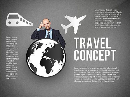 Opciones de viaje, Diapositiva 9, 02528, Plantillas de presentación — PoweredTemplate.com