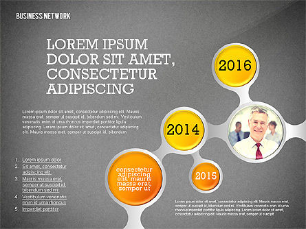 Concepto de presentación en red, Diapositiva 12, 02532, Plantillas de presentación — PoweredTemplate.com