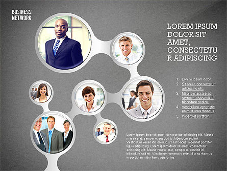 Concepto de presentación en red, Diapositiva 14, 02532, Plantillas de presentación — PoweredTemplate.com