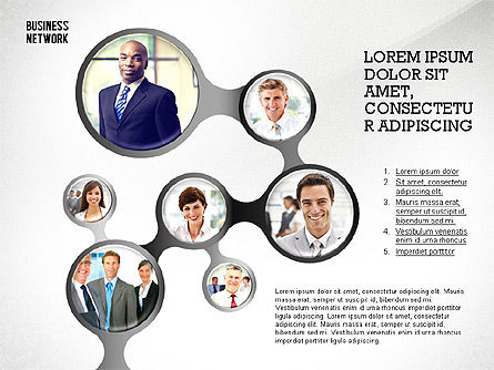Networking presentazione concept, Slide 6, 02532, Modelli Presentazione — PoweredTemplate.com