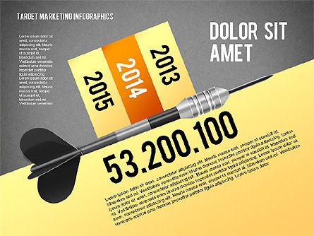 Target marketing infographics, Dia 11, 02534, Presentatie Templates — PoweredTemplate.com