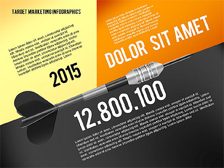 Target marketing infographics, Dia 13, 02534, Presentatie Templates — PoweredTemplate.com