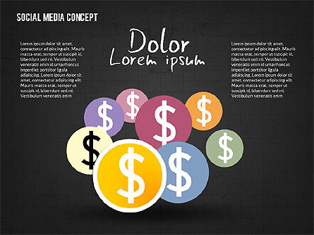Social Media Network Concept, Slide 10, 02535, Presentation Templates — PoweredTemplate.com