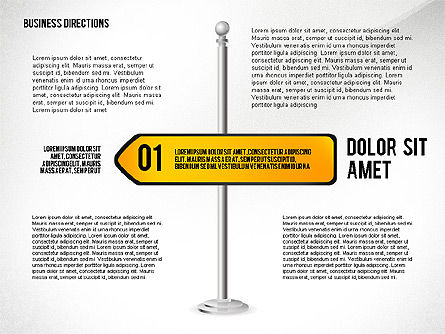 Business Directions, Slide 2, 02536, Text Boxes — PoweredTemplate.com