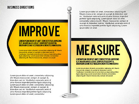 Business Directions, Slide 3, 02536, Text Boxes — PoweredTemplate.com