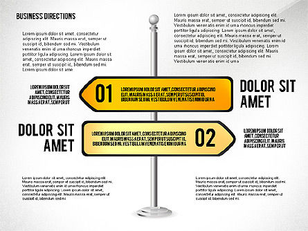 Business Directions, Slide 4, 02536, Text Boxes — PoweredTemplate.com