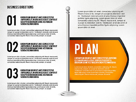 Business Directions, Slide 8, 02536, Text Boxes — PoweredTemplate.com