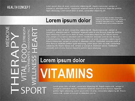 Plantilla de presentación del concepto de salud, Diapositiva 10, 02537, Plantillas de presentación — PoweredTemplate.com
