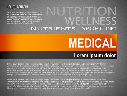 Plantilla de presentación del concepto de salud, Diapositiva 13, 02537, Plantillas de presentación — PoweredTemplate.com
