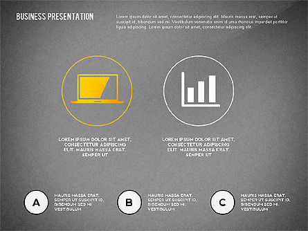 Concetto di presentazione con linee sottili, Slide 10, 02538, Modelli Presentazione — PoweredTemplate.com