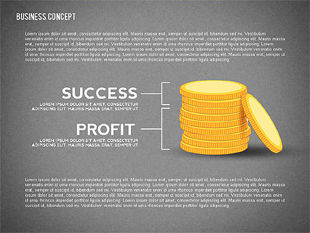 Pursuit of Profit Presentation Template, Slide 12, 02539, Presentation Templates — PoweredTemplate.com