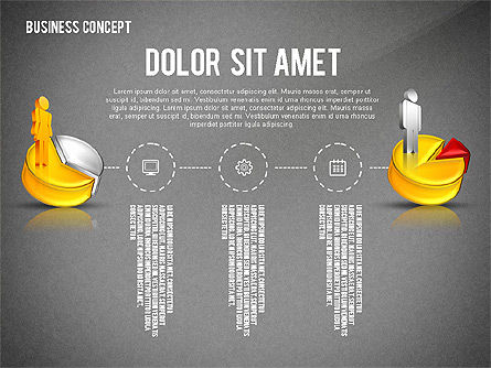 Presentación con 3D Pie Chart, Diapositiva 16, 02541, Plantillas de presentación — PoweredTemplate.com