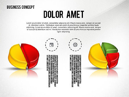 Presentación con 3D Pie Chart, Diapositiva 7, 02541, Plantillas de presentación — PoweredTemplate.com