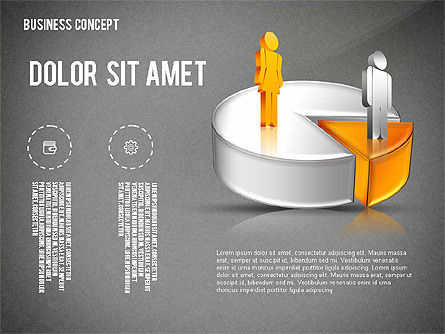 Presentación con 3D Pie Chart, Diapositiva 9, 02541, Plantillas de presentación — PoweredTemplate.com