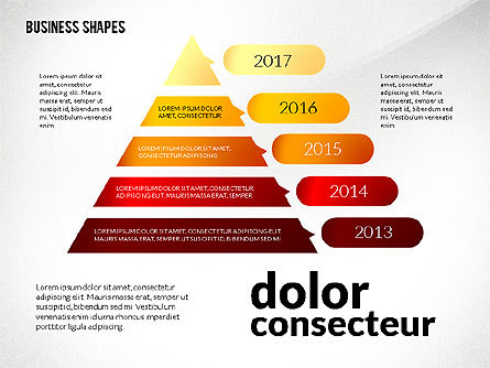 Infographic Style Business Shapes Toolbox, Slide 7, 02543, Business Models — PoweredTemplate.com