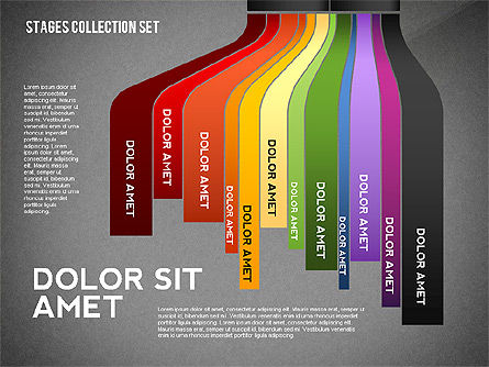 Kotak Peralatan Konsep Tahap Penuh Warna, Slide 13, 02544, Diagram Panggung — PoweredTemplate.com