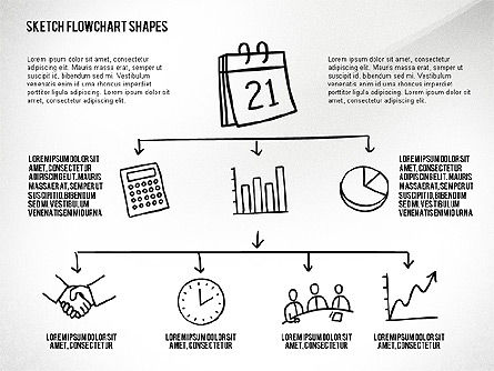 Financial and Management Flowchart Toolbox, Slide 2, 02545, Flow Charts — PoweredTemplate.com