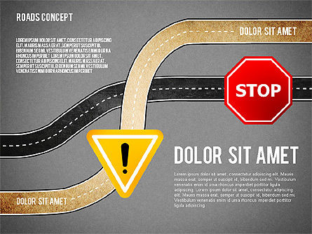 Concept de présentation de la gestion du trafic, Diapositive 16, 02546, Modèles de présentations — PoweredTemplate.com