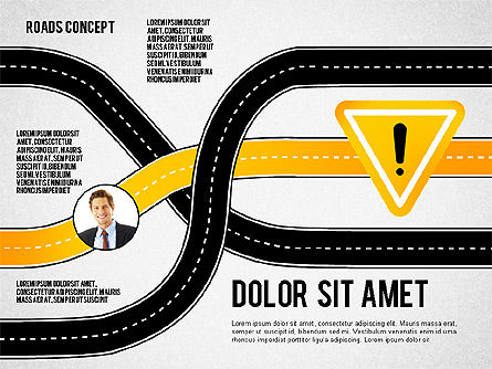 Concept de présentation de la gestion du trafic, Diapositive 4, 02546, Modèles de présentations — PoweredTemplate.com