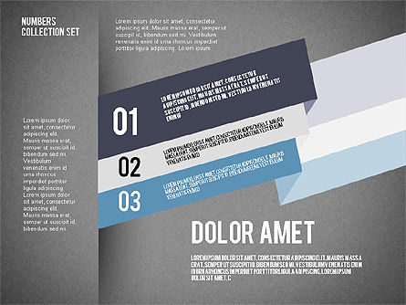 Opciones numeradas y banners, Diapositiva 11, 02549, Diagramas de la etapa — PoweredTemplate.com