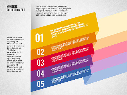 Numbered Options and Banners, Slide 7, 02549, Stage Diagrams — PoweredTemplate.com