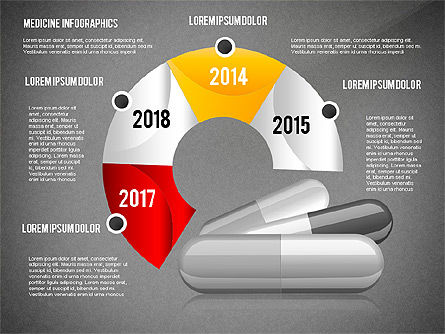Farmacología Infografía, Diapositiva 10, 02550, Infografías — PoweredTemplate.com